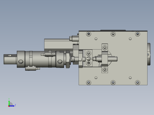 压轴承部分左左视缩略图