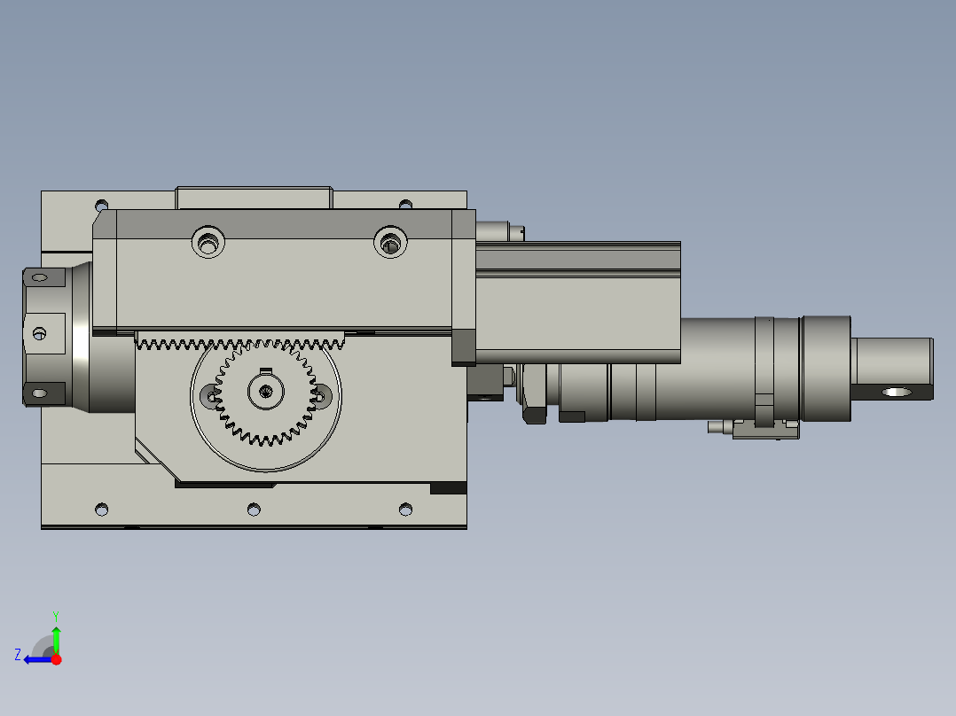 压轴承部分左右视图