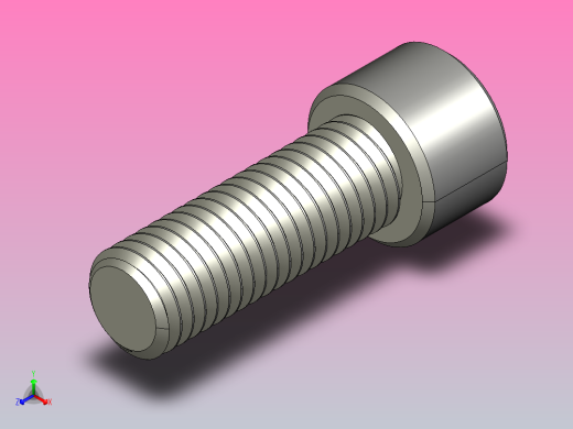 内六角螺钉M14 x 2毫米螺纹40毫米长