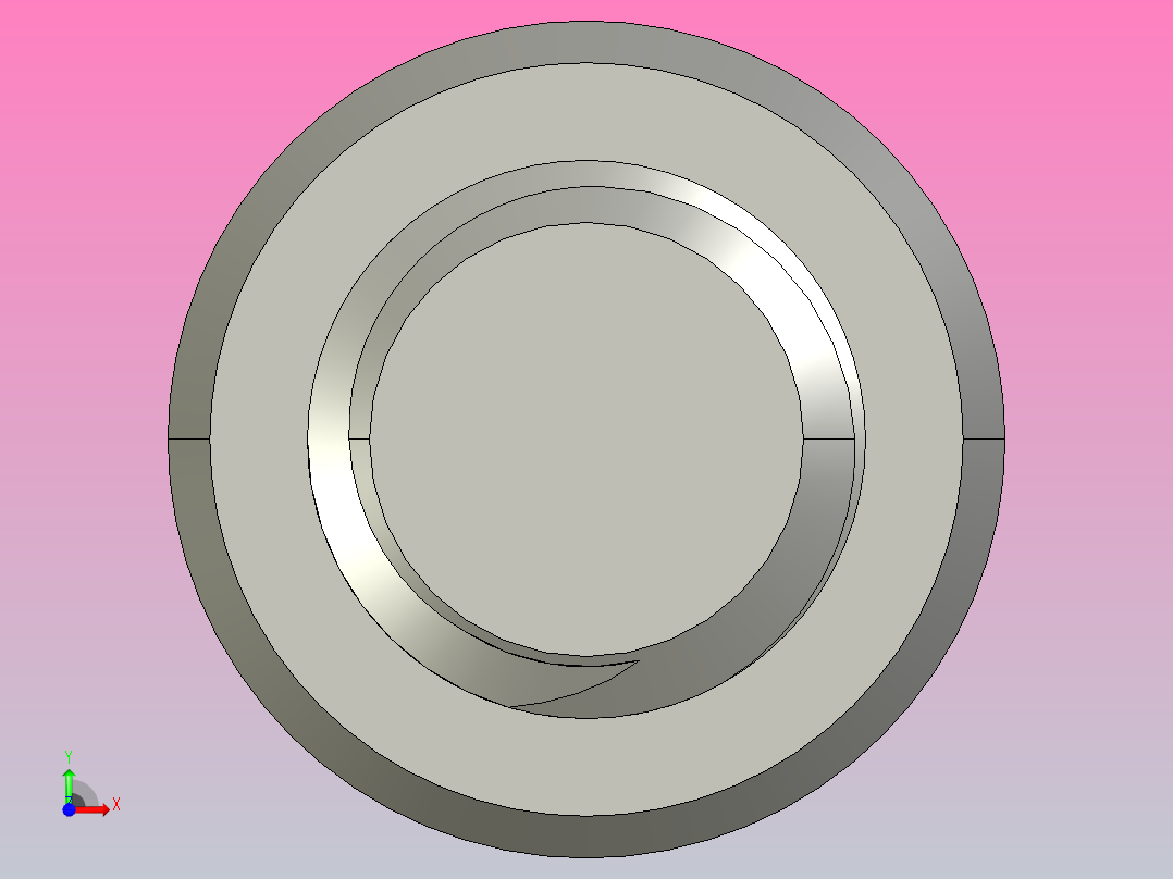 内六角螺钉M14 x 2毫米螺纹40毫米长前视图