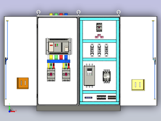 仿威图万能式断路器软启动柜前视缩略图