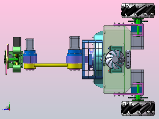 茄子采摘机器人设计（SW+CAD+说明书+Matlab仿真等）右视缩略图