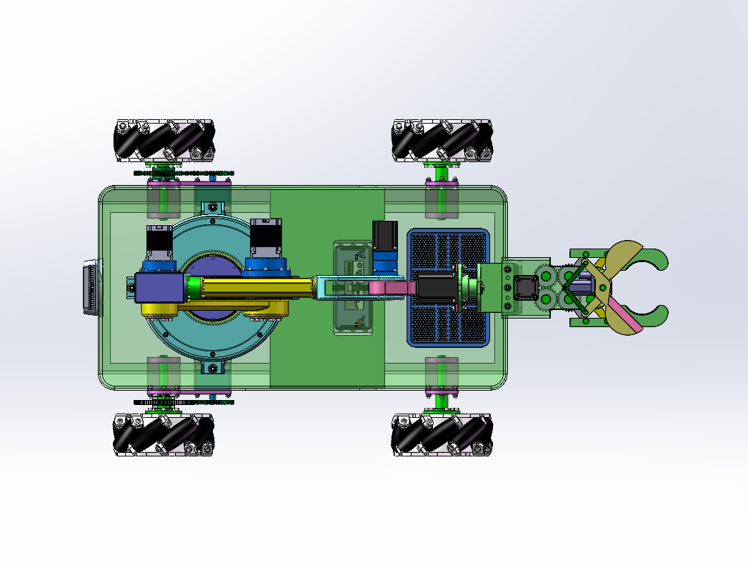 茄子采摘机器人设计（SW+CAD+说明书+Matlab仿真等）