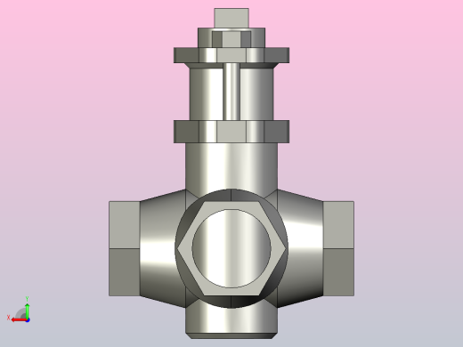 X14W三通内螺不锈钢旋塞阀[32]后视缩略图