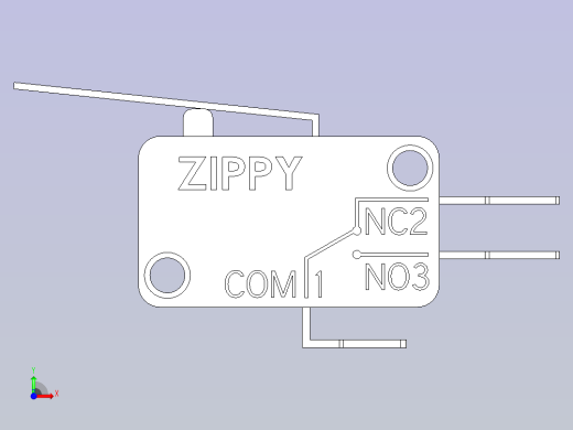 A0004586-微型开关 Zippy 3 针带芯片-公司前视缩略图