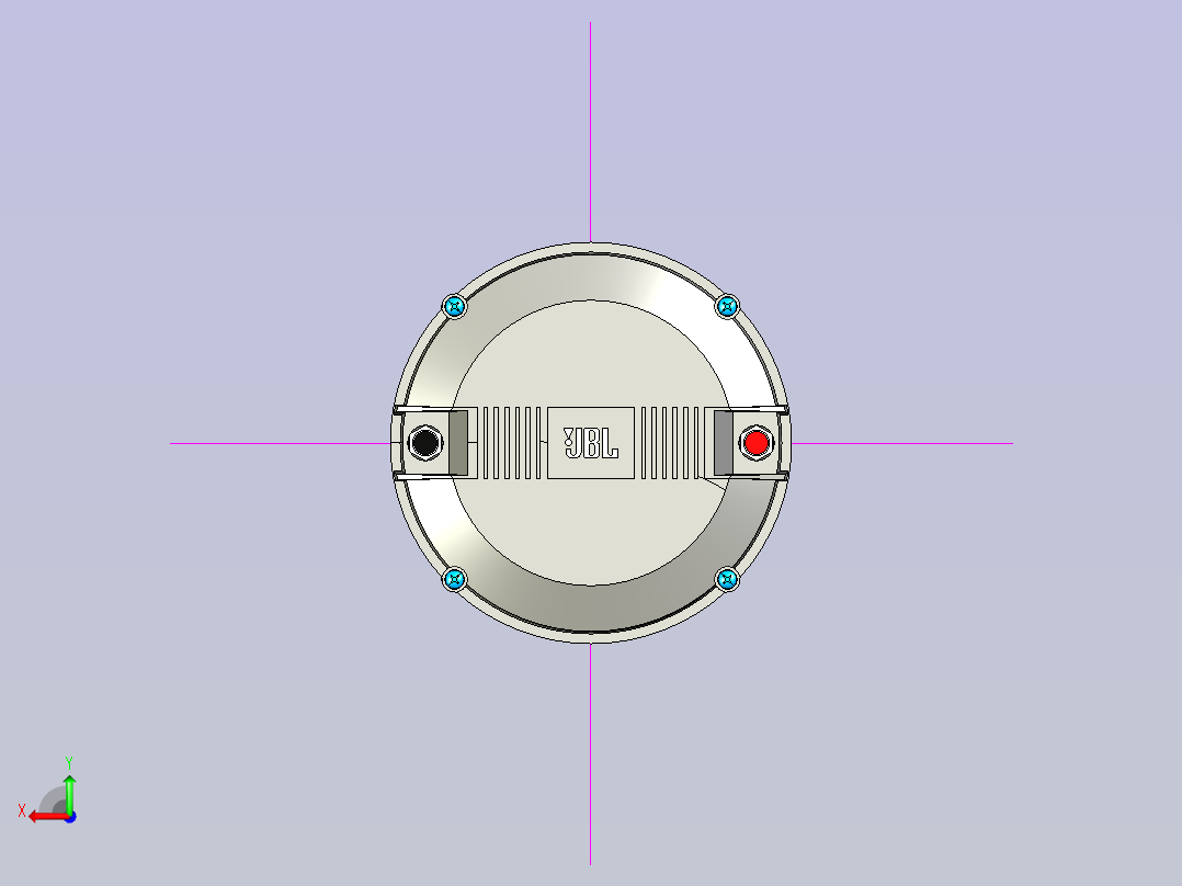 JBL 2452H压缩高音扬声器后视图