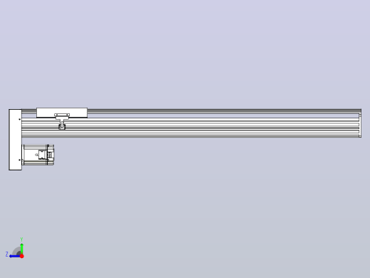 日规模组半封闭丝杆TPA-HNR-202D-2510C-L1000-MP-Y-P75-N3右视缩略图
