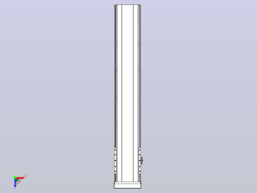 日规模组半封闭丝杆TPA-HNR-202D-2510C-L1000-MP-Y-P75-N3俯视缩略图