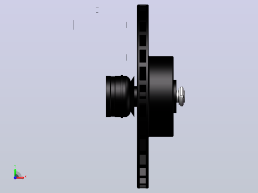 电动汽车盘式制动器结构设计SW+CAD+说明书前视缩略图