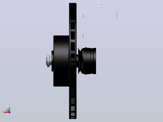 电动汽车盘式制动器结构设计SW+CAD+说明书后视缩略图