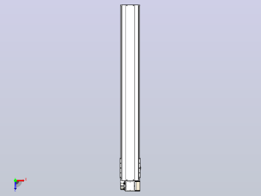 皮带直线轴半封闭可选导轨TPA-HNB-220D-176-L1600-RP-Y-P1K-N3俯视缩略图