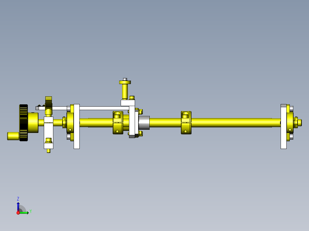 靠边（校准）机构右视图