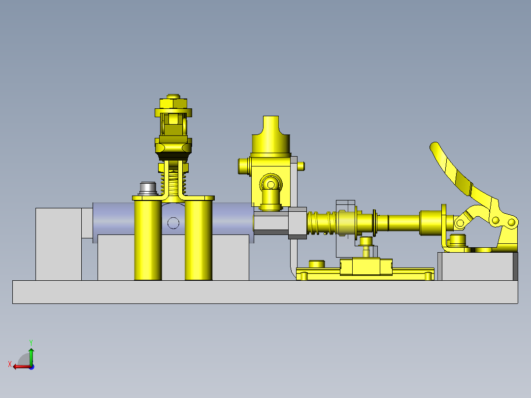 空气流量确认夹具后视图