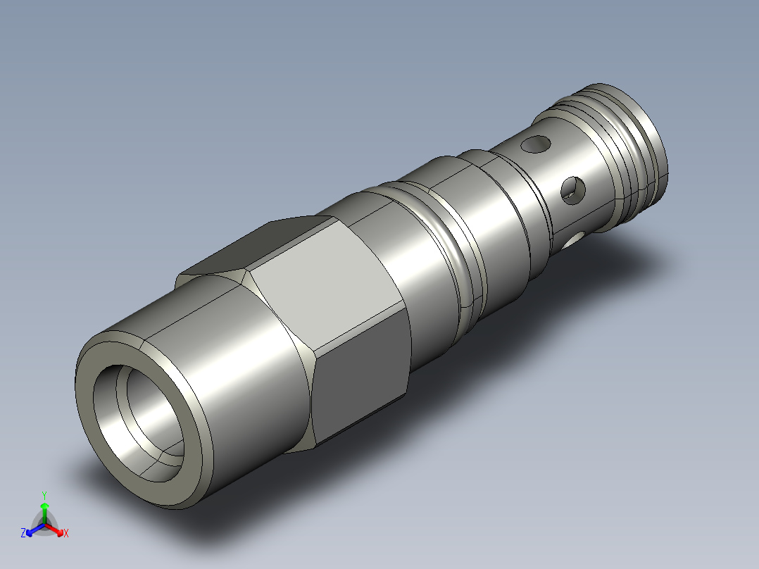 插装阀-CKBPECN正等轴测图