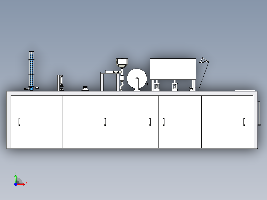 自动产品前视图