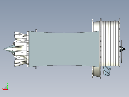 3d-printable-high-bypass-jet-engine-1.snapshot.45后视缩略图