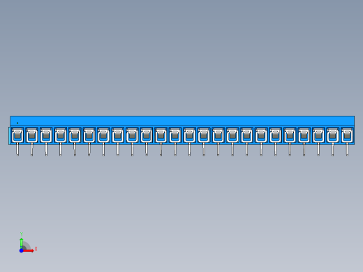 DEGSON DG306 系列 5.0 接线端子-DG306-5.0-24P-12-00AH前视缩略图
