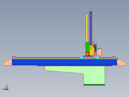 数控车床自动化桁架式机械手后视缩略图