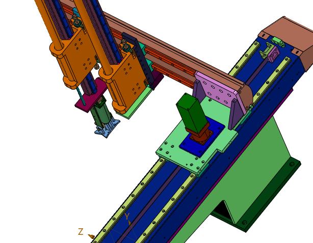 数控车床自动化桁架式机械手