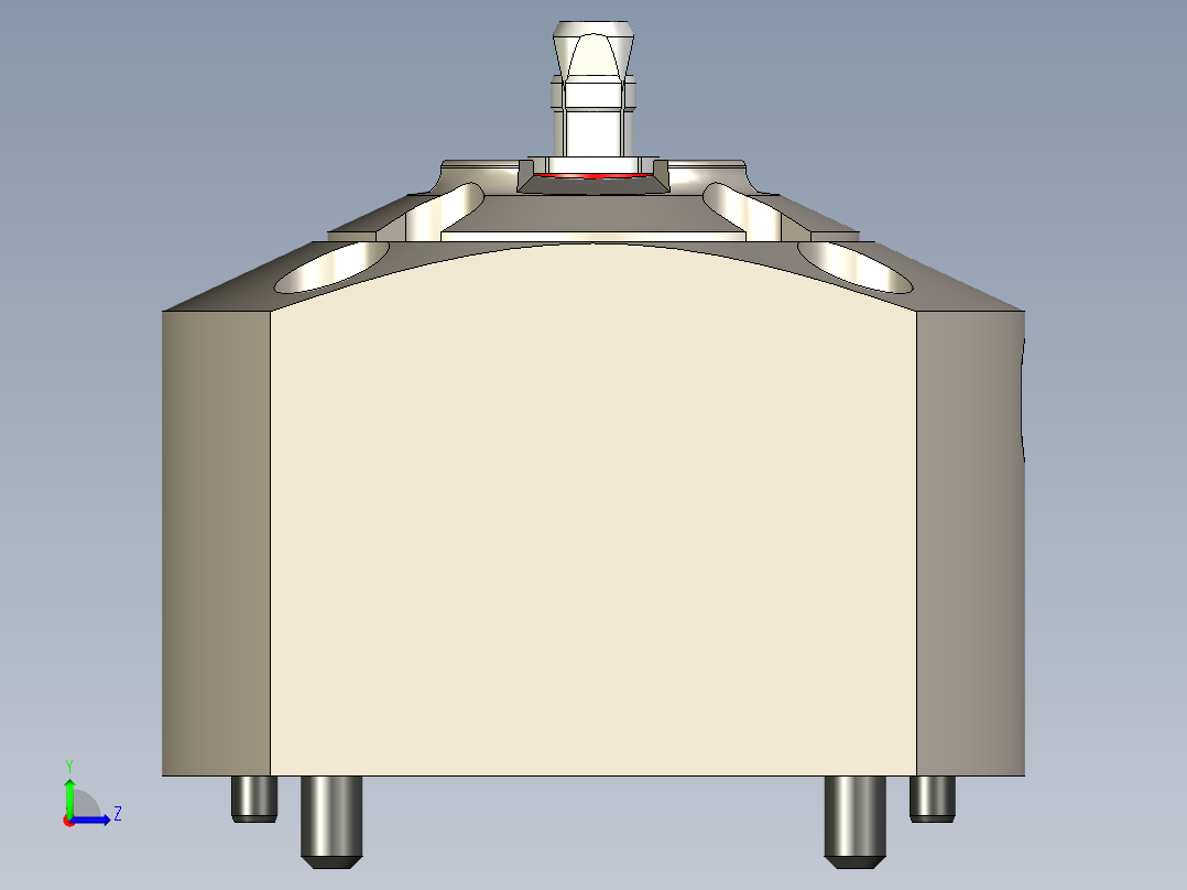 KOSMEKSFA1000-G0A-060多系列多零件图纸模型多系列多零件图纸模型左视图
