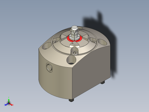 KOSMEKSFA1000-G0A-060多系列多零件图纸模型多系列多零件图纸模型正等轴测缩略图