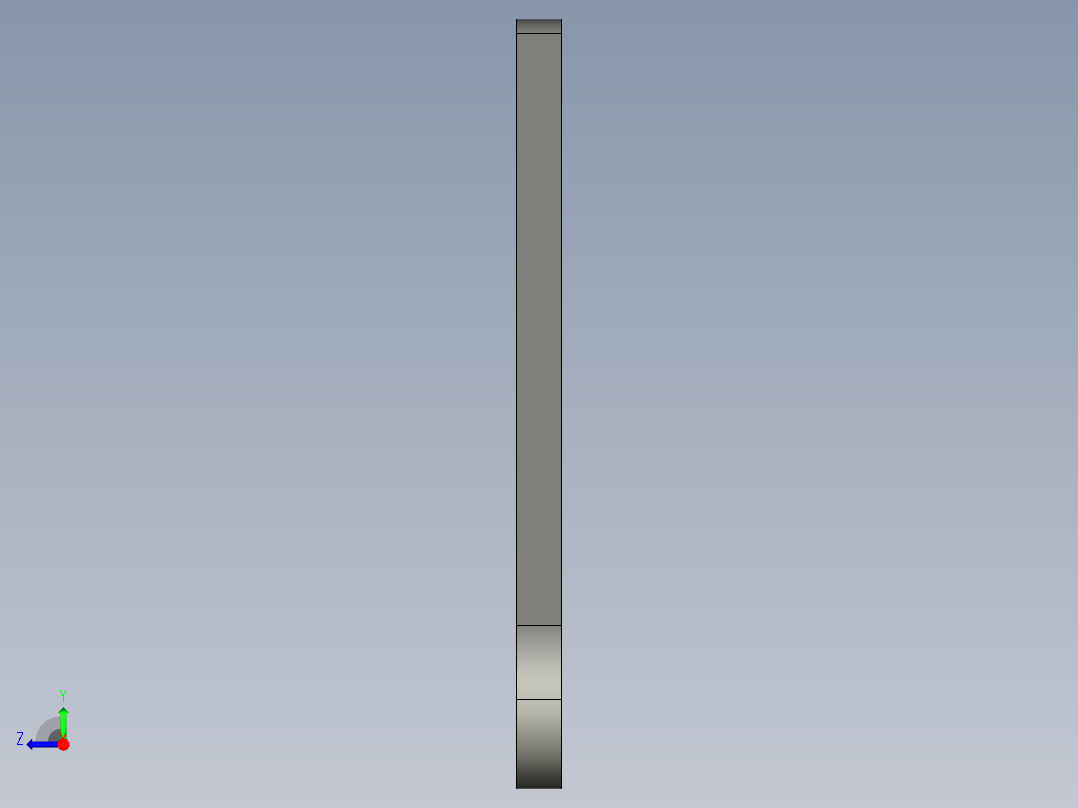基恩士LV-H300bracket1_kc图纸模型右视图