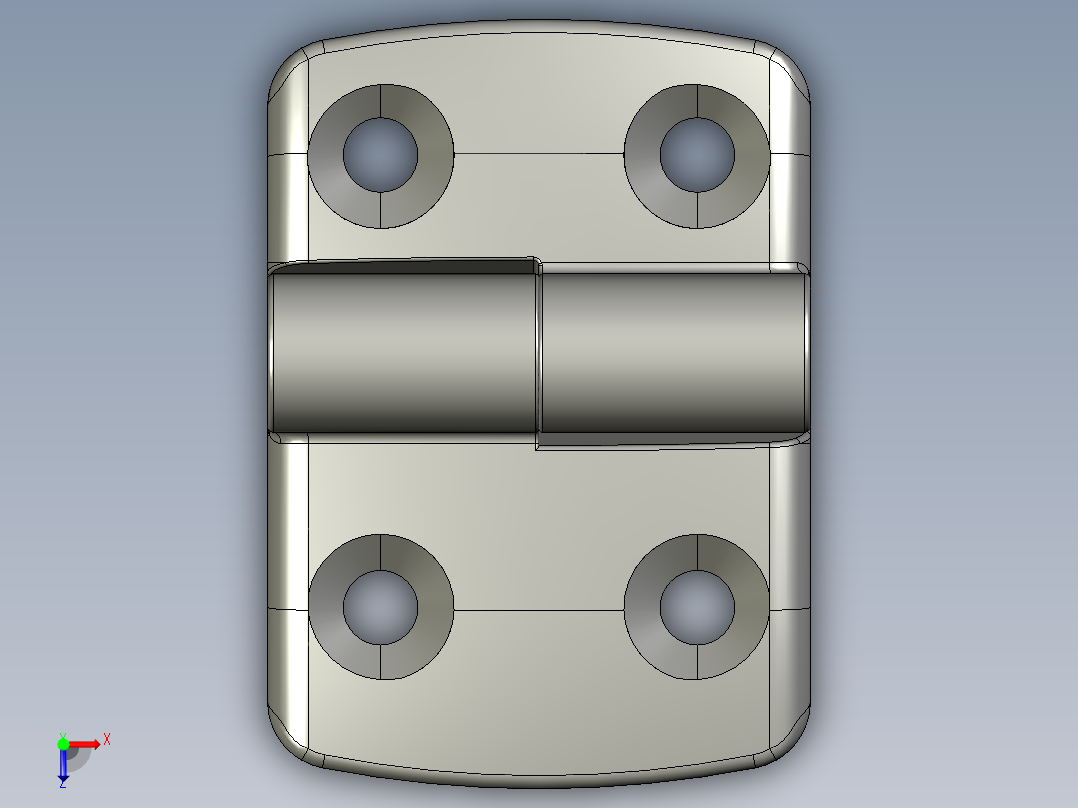 型材-KJN 30-30 DETACHABLE COMBI HINGE RIGHT 095K3030R00俯视图