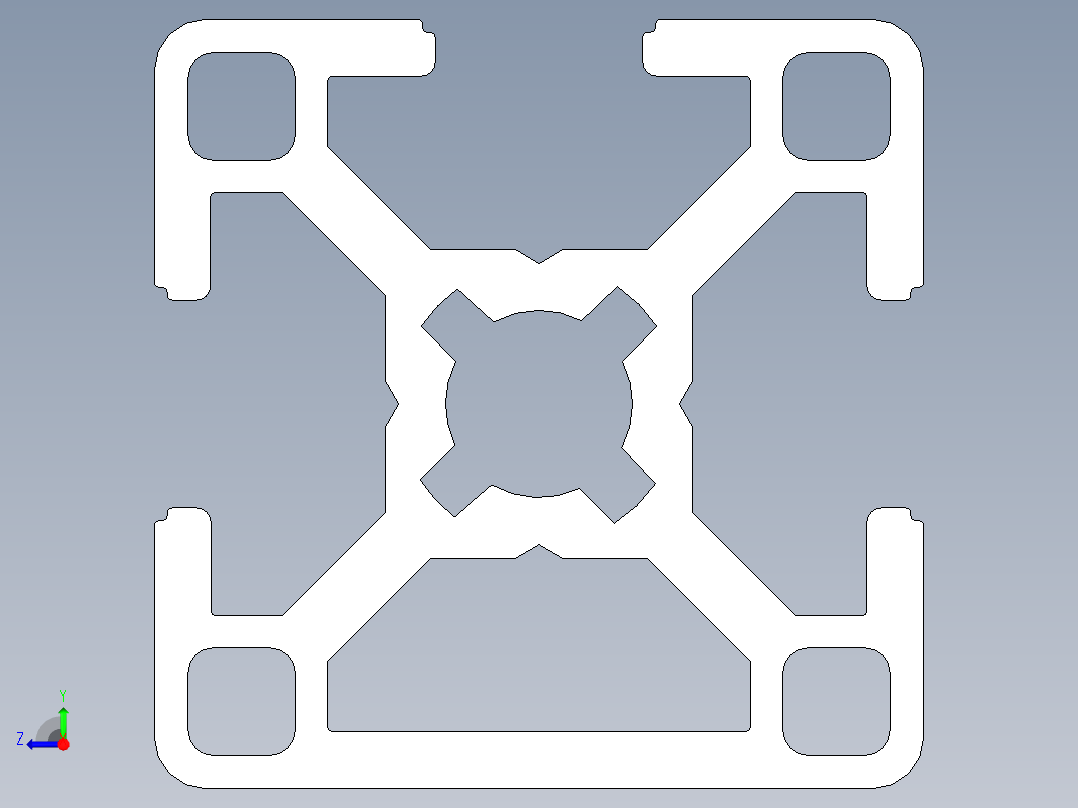 型材-BR 30X30 3N KJN992400.STEP右视图