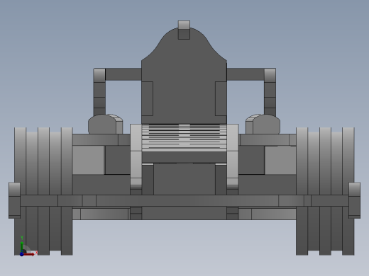 激光下料拼图赛车AutoCAD, Autodesk 3ds Max, OBJ, Parasolid, SOLIDWORKS 2016, STEP _ IGES前视缩略图