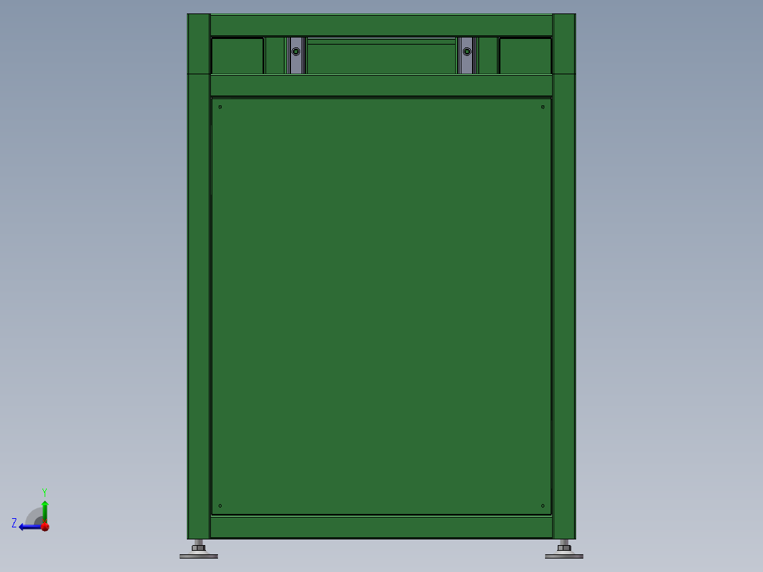 双层升降台右视图