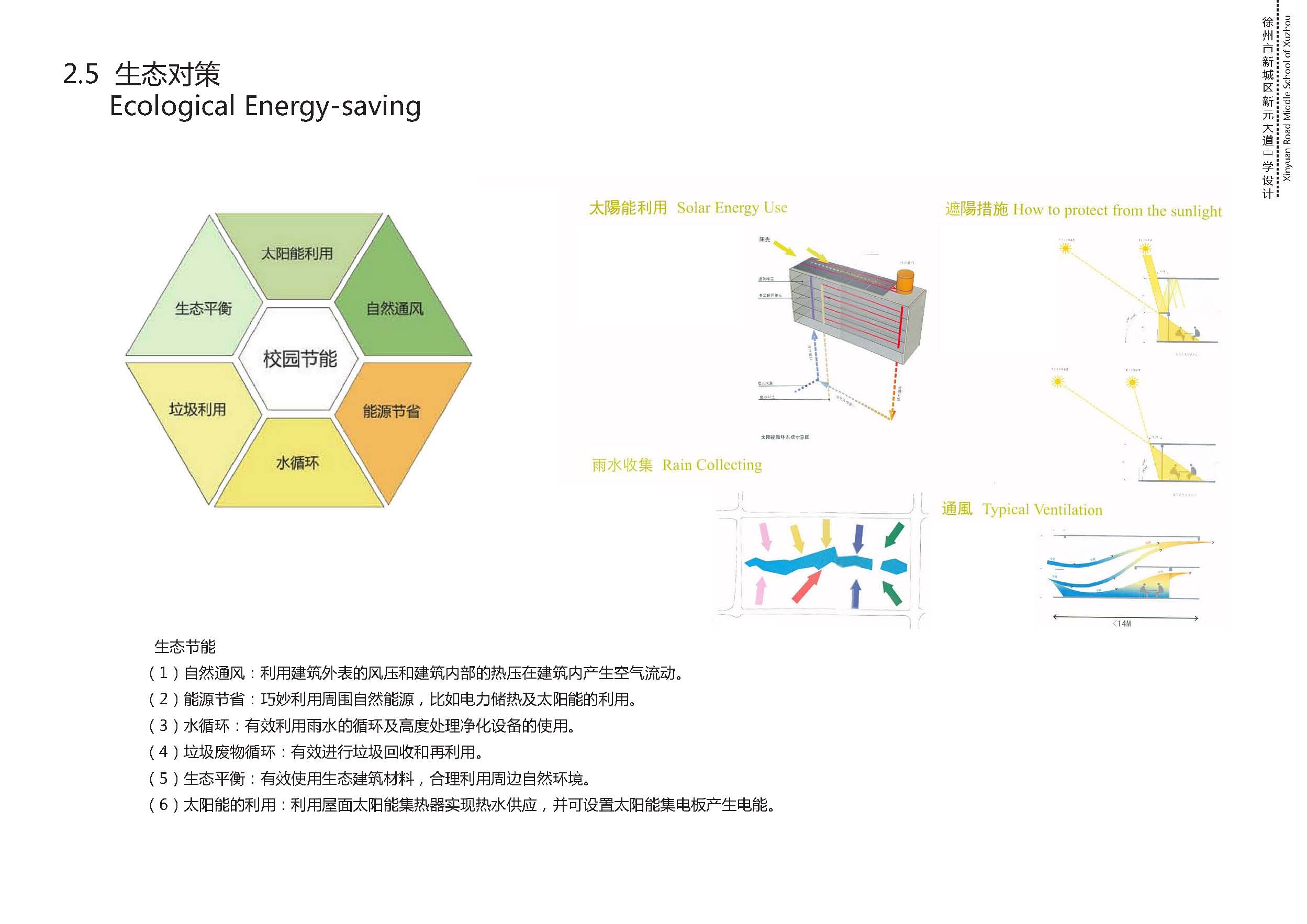 中学校区规划建筑单体设计文本（含文本效果图 CAD）