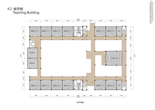 中学校区规划建筑单体设计文本（含文本效果图 CAD）缩略图
