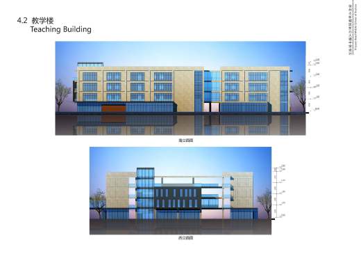 中学校区规划建筑单体设计文本（含文本效果图 CAD）缩略图