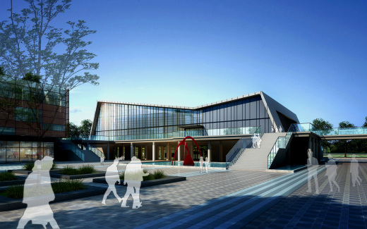 中学校区规划建筑单体设计文本（含文本效果图 CAD）缩略图