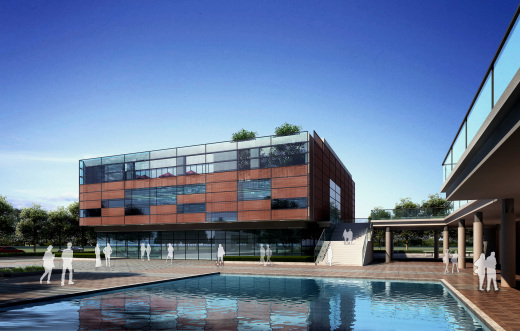 中学校区规划建筑单体设计文本（含文本效果图 CAD）缩略图