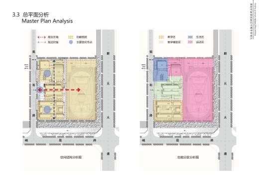 中学校区规划建筑单体设计文本（含文本效果图 CAD）缩略图