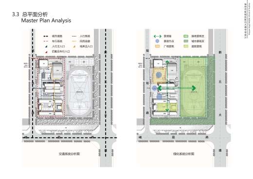 中学校区规划建筑单体设计文本（含文本效果图 CAD）缩略图