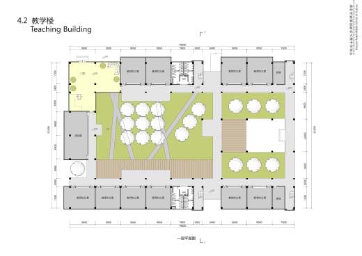 中学校区规划建筑单体设计文本（含文本效果图 CAD）缩略图