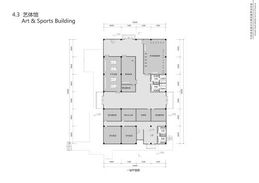 中学校区规划建筑单体设计文本（含文本效果图 CAD）缩略图