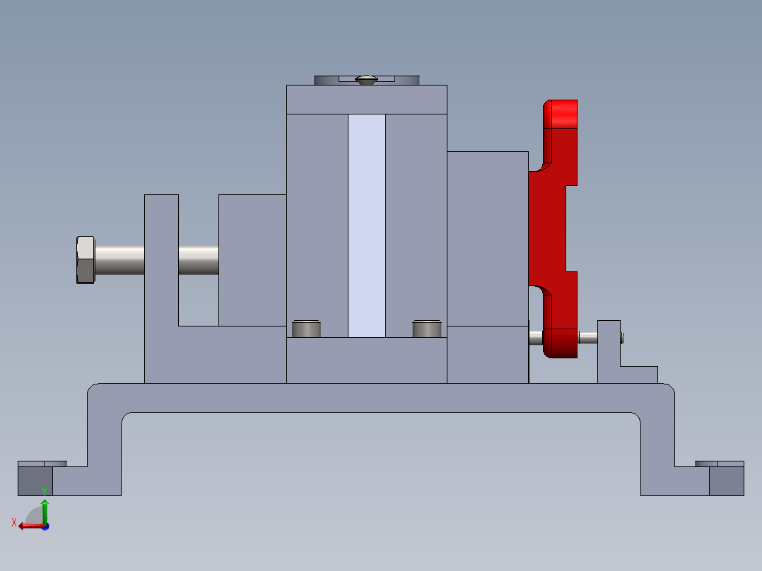 叉架零件的机械加工工艺的编制及钻20孔夹具设计含SW三维图==120571==250ku后视图