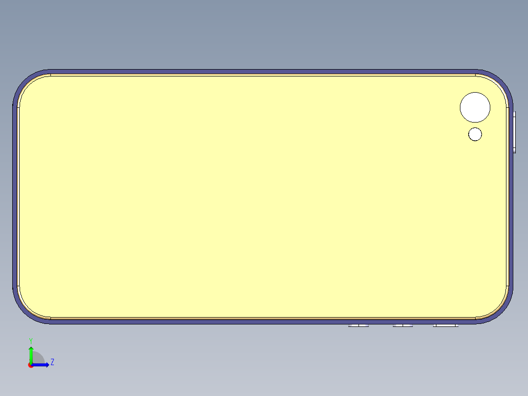 苹果iphone4s左视图