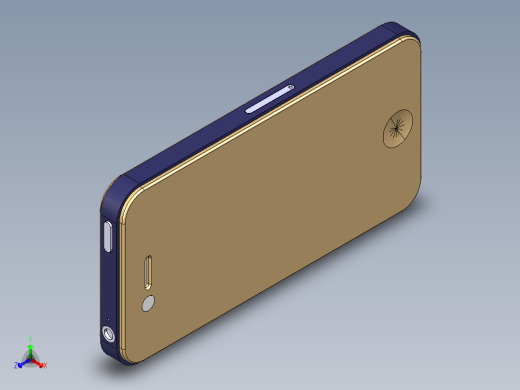 苹果iphone4s正等轴测缩略图