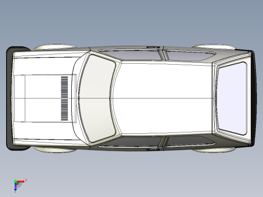 汽车车身 (5)俯视缩略图