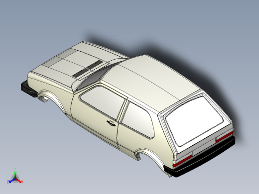 汽车车身 (5)正等轴测缩略图