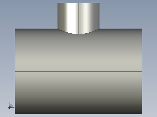 船舶管路系统SeaCor_Molded_ReducingTee_SxSxS_37J101248_2in x 0.75in前视缩略图