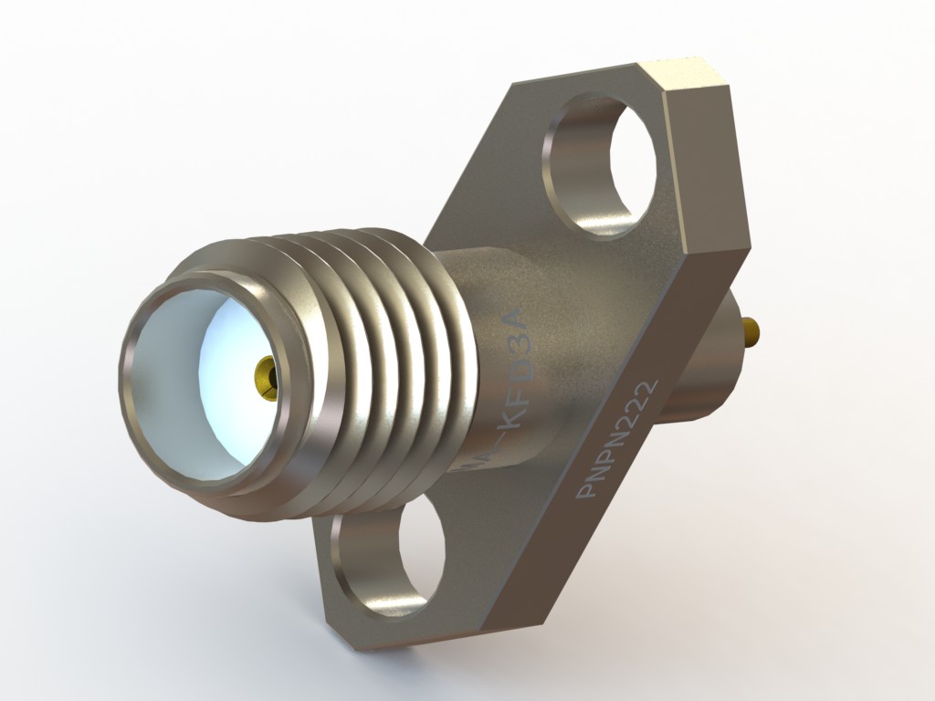 SSMA-KFD3A镀铬射频连接器插座