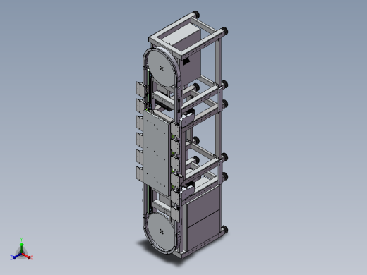 德国环形凸轮自动化生产线正等轴测缩略图