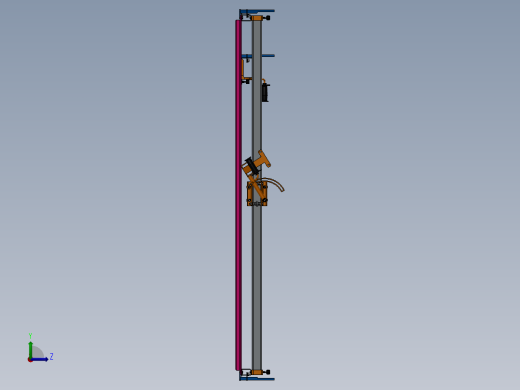 角磨机切割机支架左视缩略图