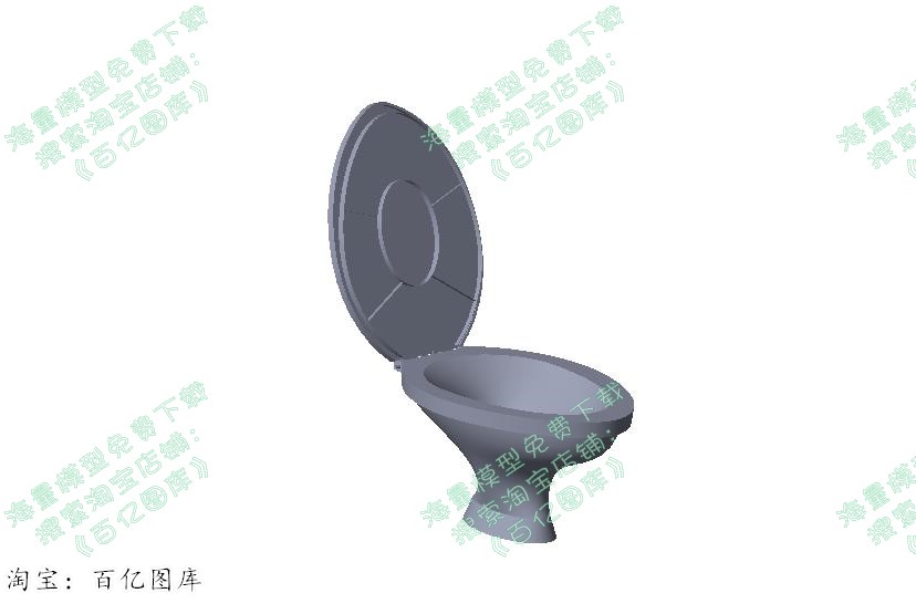 超简单的马桶模型