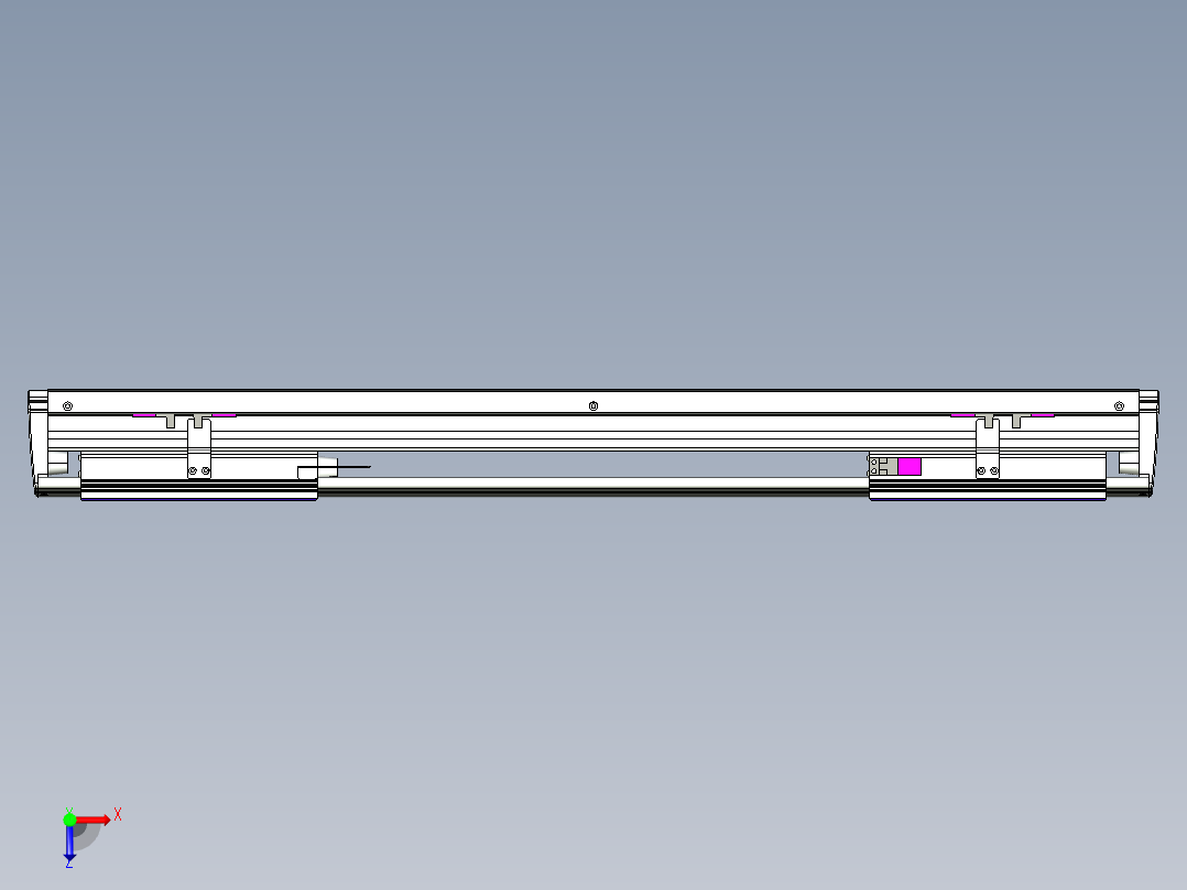威洛博VL系列3d模型模组2VL14S2Y-S400俯视图